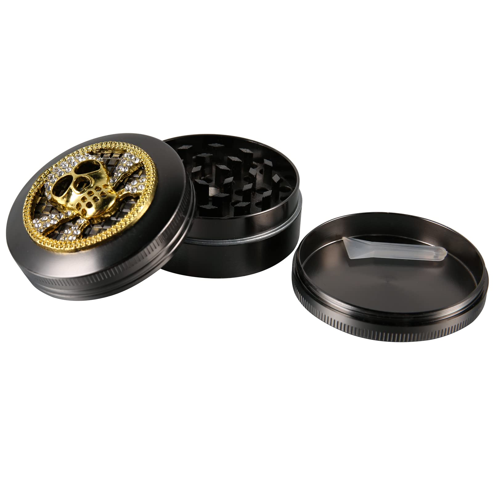 Premium Golden Spice Grinder - Electric Herb Grinder for Fresh Spices, Coffee & Seasonings - Perfect for Cooking, Baking & Coffee Brewing at Home