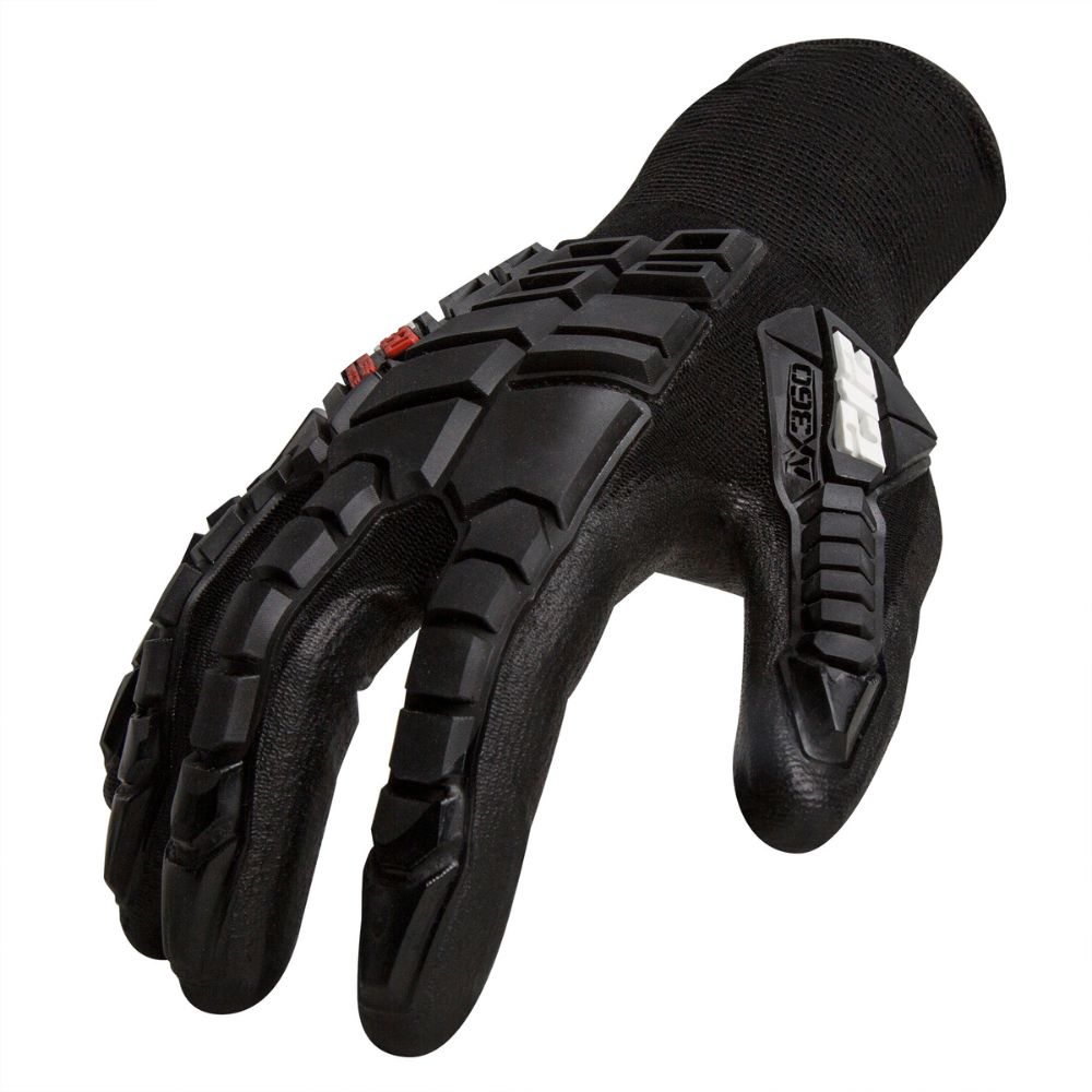 212 Performance AXIMPLT 05 008 AX360 Seamless Impact Lite Gloves - Small, Black - Lightweight & Breathable for Cycling, Motorcycling & Outdoor Sports
