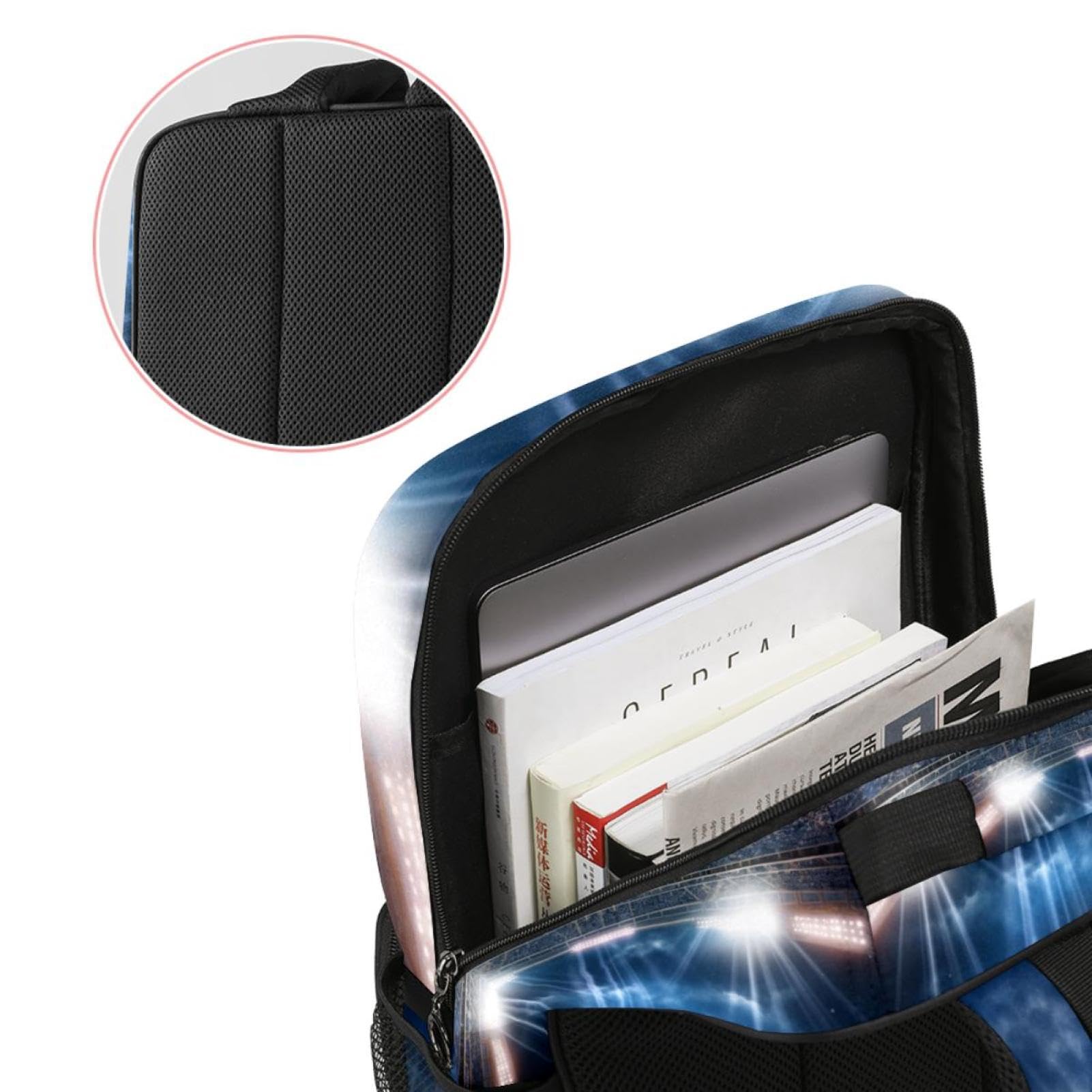 Best Travel Backpack for Women & Men - Durable Lightweight Hiking Backpack with Laptop Compartment | Perfect for American Football Games, Soccer Stadiums & Outdoor Adventures
