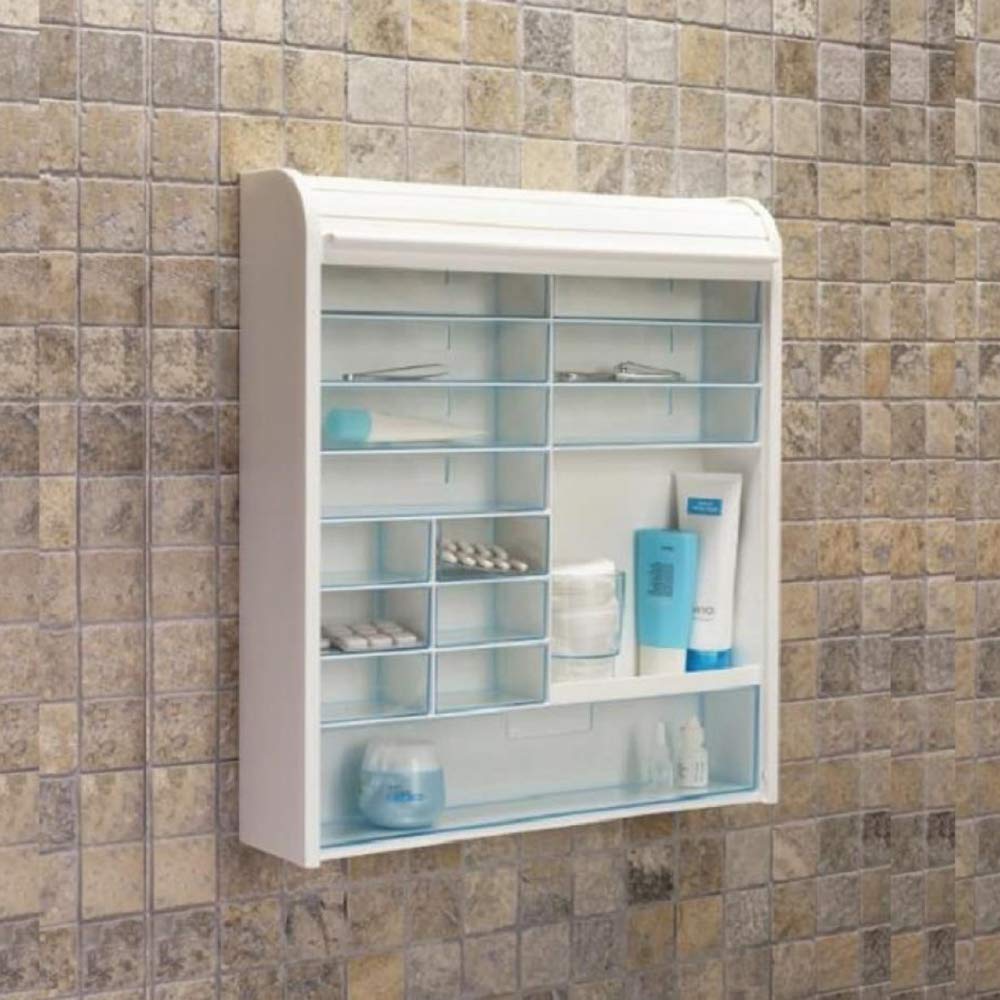 Primanova Wall Mounted Medicine Cabinet - Modern Multi-Purpose for Bathroom & Kitchen