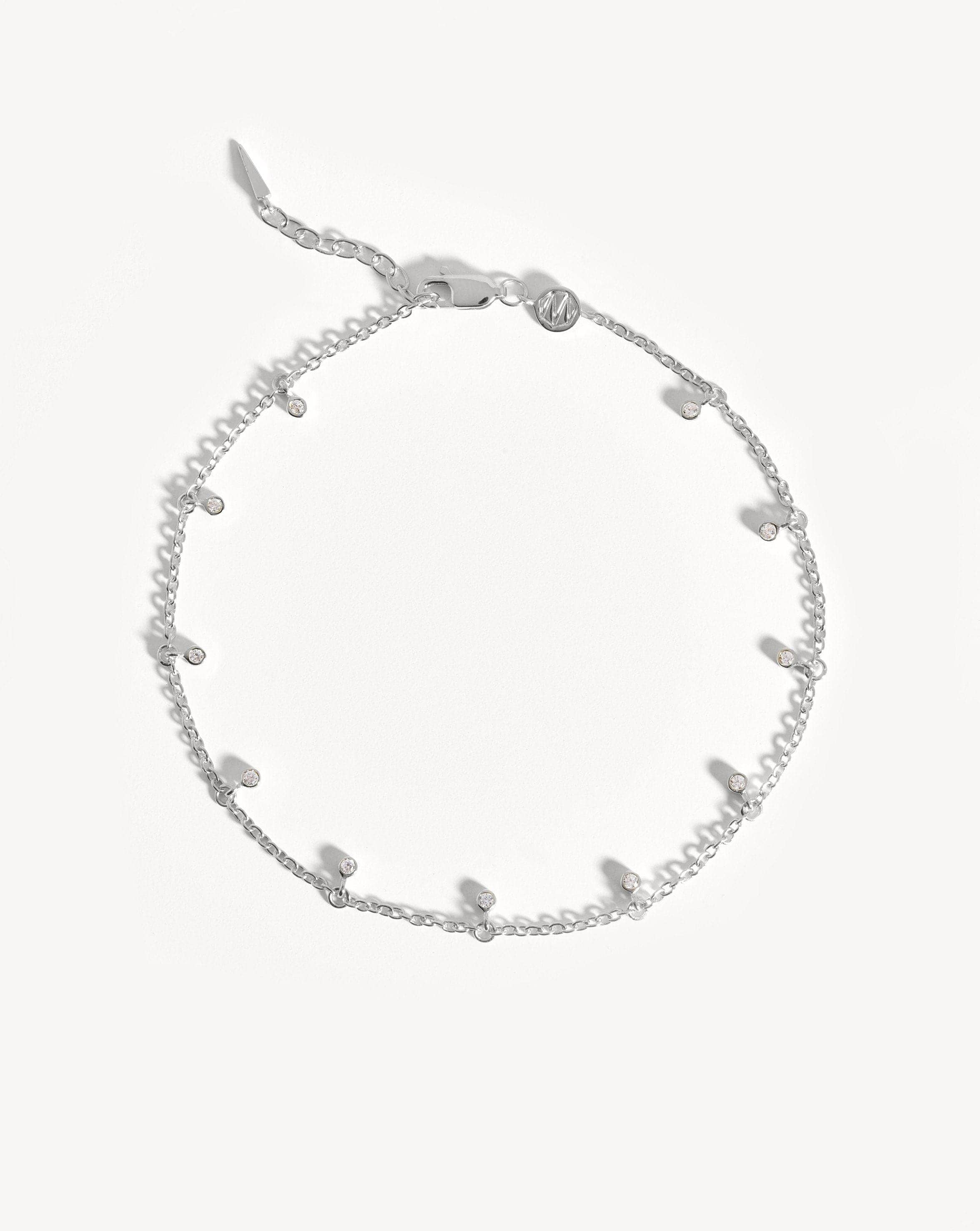 Interstellar Drop Anklet - Elegant Silver Star Charm Ankle Bracelet for Women | Perfect for Beach, Festival, and Everyday Wear