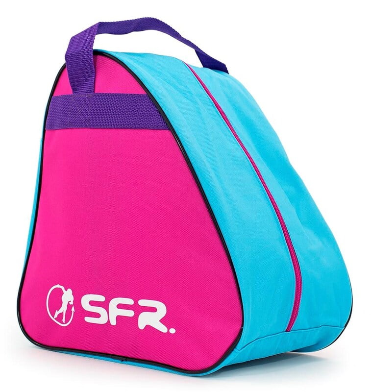SFR Vision Junior Skate Bag Pink - Durable Roller Skating Backpack for Girls & Boys - Perfect for Ice Skating, Roller Derby & Skate Park Adventures
