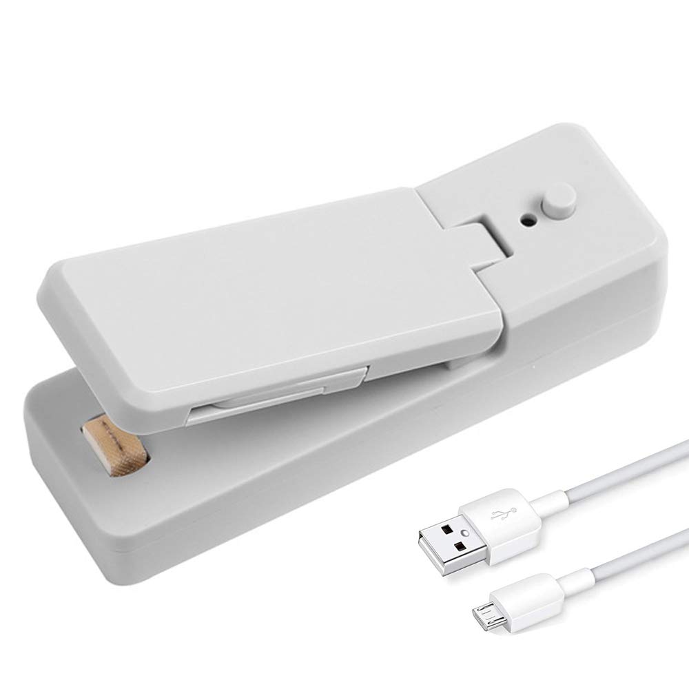 WONCHIEF Portable USB Rechargeable Food Sealer Machine - Mini Heat Sealing Device for Snacks, Chips & Fresh Food Storage | Perfect for Kitchen, Camping & Travel Food Preservation