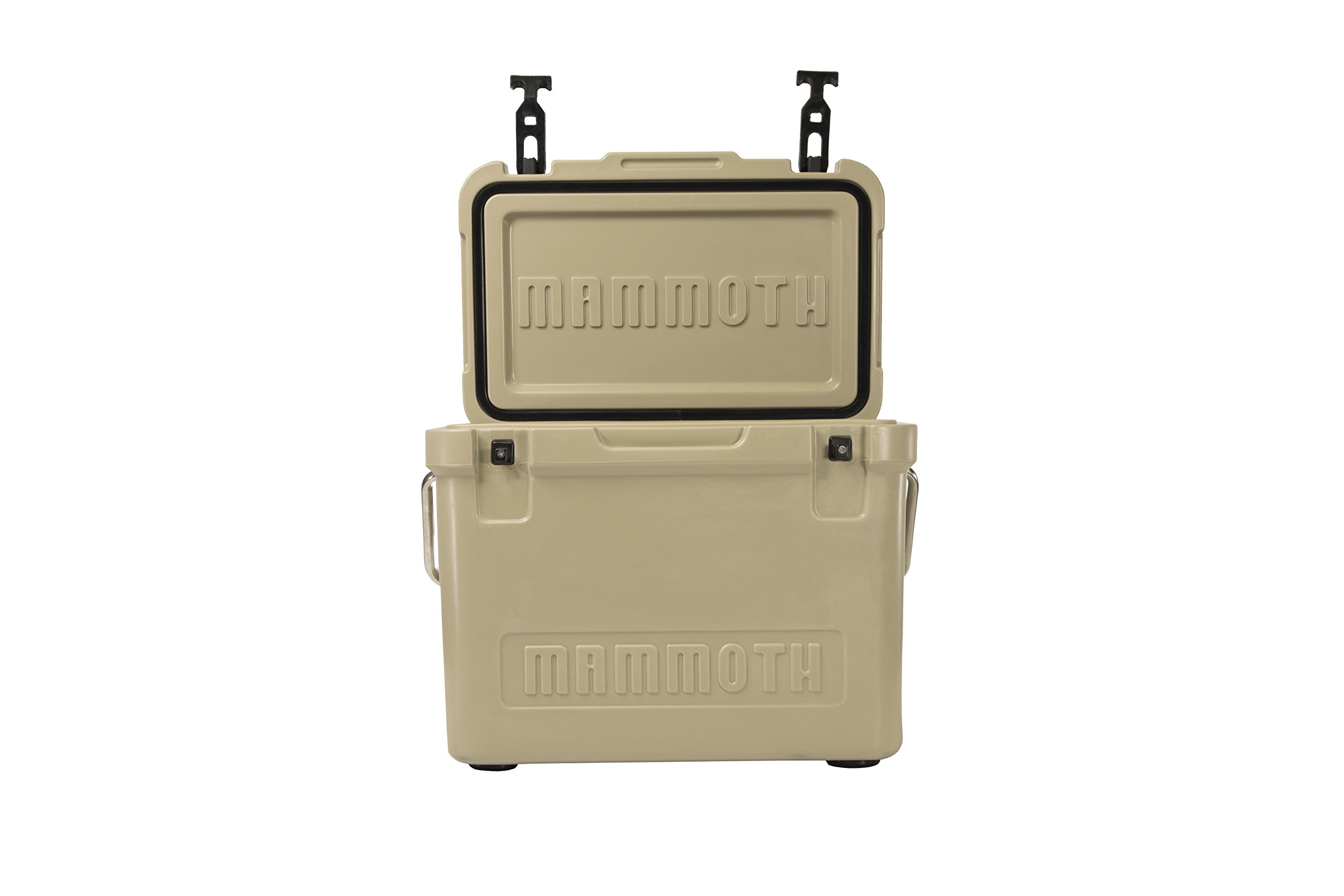 Mammoth Coolers Cruiser 20 - Premium Insulated Hard Ice Chest with Double-Walled Rotomolded Construction | Perfect for Camping, Beach Trips, Tailgating & Outdoor Adventures (Tan)