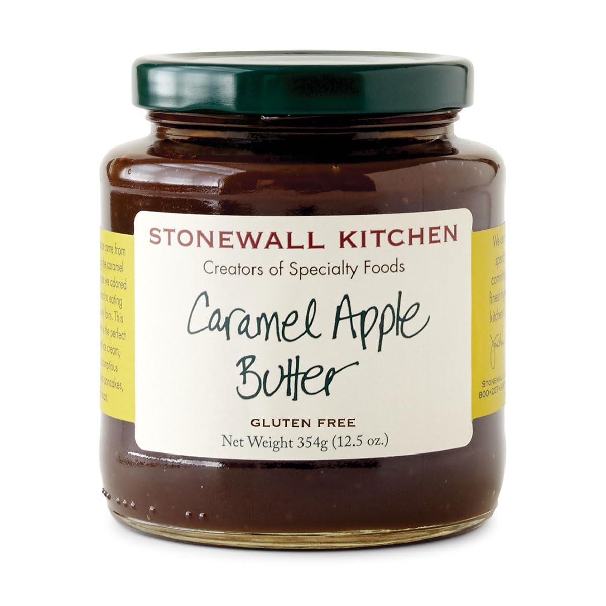 Stonewall Kitchen Caramel Apple Butter - 12.5 Oz Jar, Sweet & Creamy Spread for Toast, Pancakes, Yogurt & Desserts | All-Natural Fruit Preserves