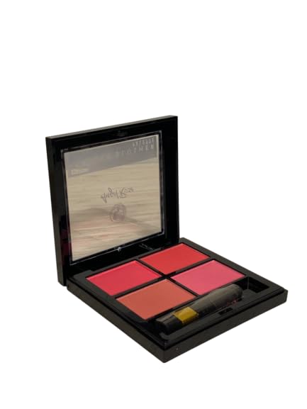 4-Color Powder Blusher Palette - Angel Rose Shades for Women & Girls | Natural Cheek & Face Makeup Kit | Perfect for Everyday Wear, Date Night & Special Occasions