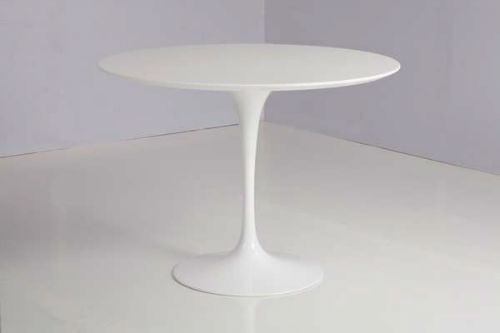 Eero Saarinen Tulip Table - 50 Inch Round Dining Table | Mid-Century Modern Design for Kitchen, Dining Room & Office Spaces
