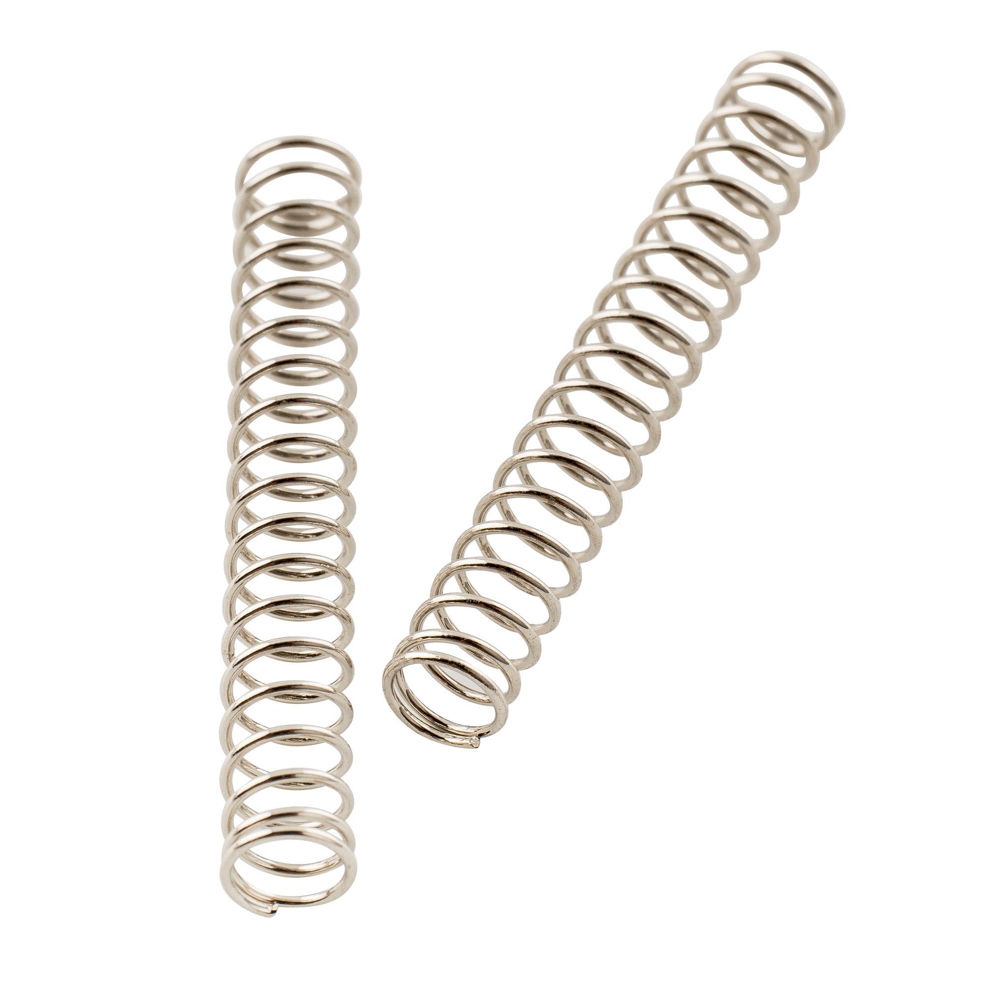 Musiclily 50-Pack Chrome Electric Guitar Humbucker Pickup Springs for Height Adjustment – Perfect for DIY Guitar Repair, Setup & Customization