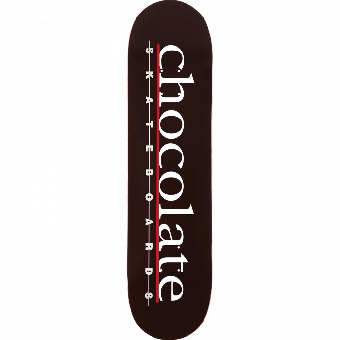 Chocolate Capps The Bar Logo Skateboard Deck 8.5 - Premium Maple Wood Deck Only for Street & Park Skating