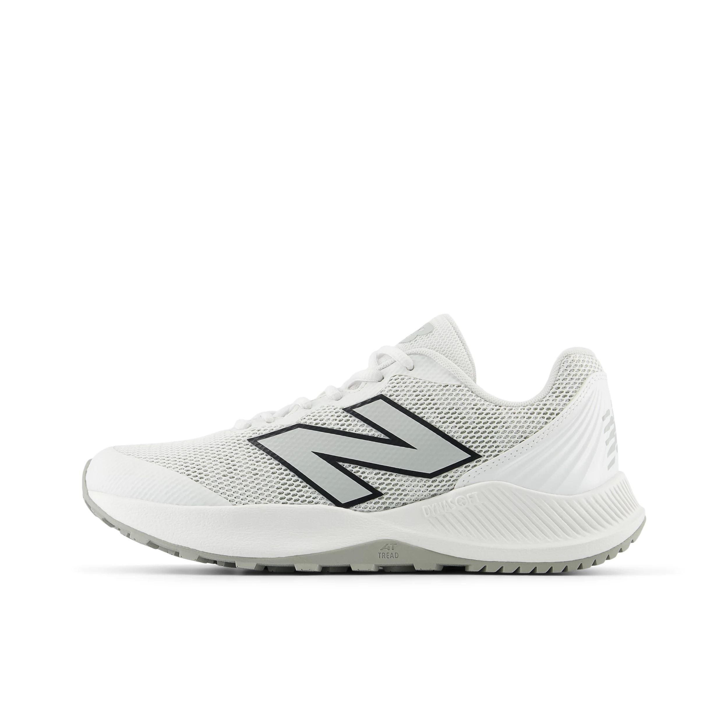 New Balance 4040v7 White Youth Turf Soccer Cleats - Lightweight Athletic Shoes for Kids - Perfect for Youth Soccer Games & Training Sessions
