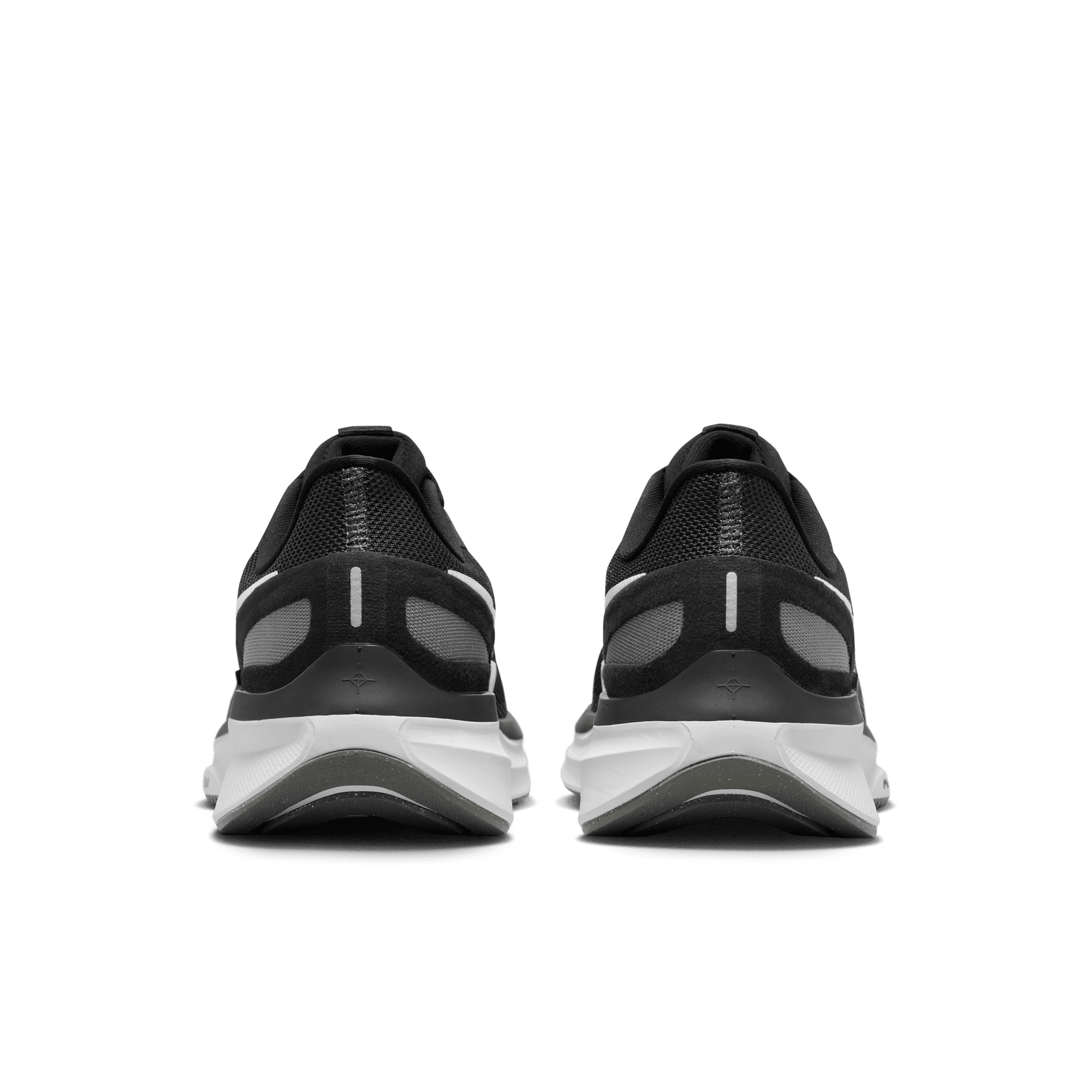 Men's Structure 25 Running Shoes - Black/White/Iron Grey | Lightweight Cushioned Sneakers for Jogging & Gym Workouts | Perfect for Road Running, Training & Daily Wear