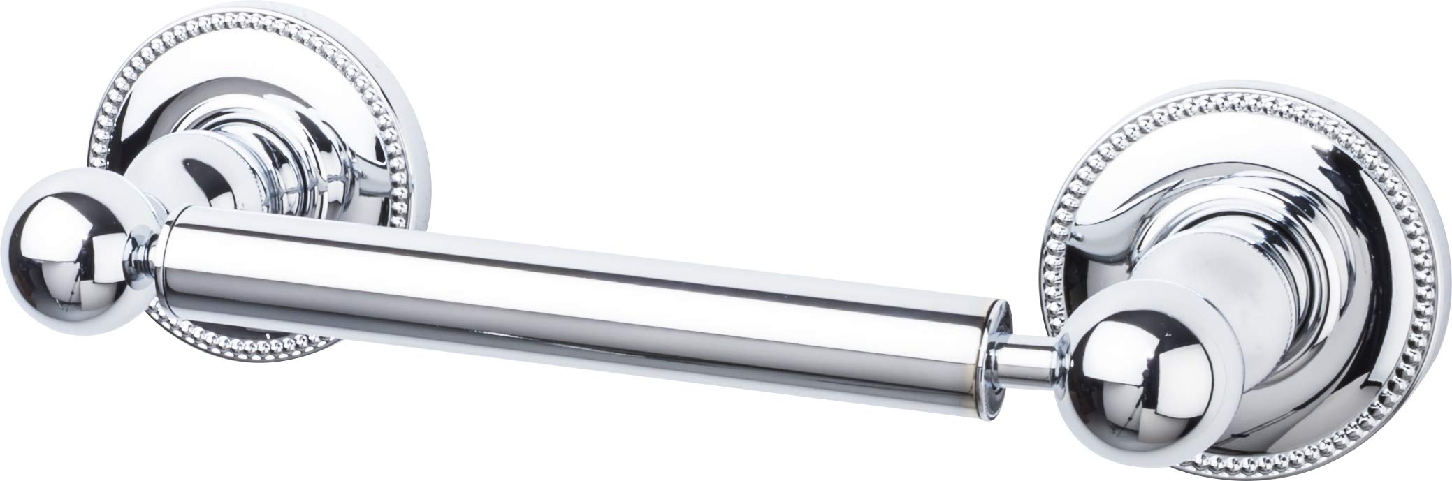 Vintage Edwardian Wall Mount Toilet Paper Holder - Polished Chrome Finish | Bathroom Tissue Roll Holder for Classic & Modern Homes | Perfect for Victorian, Retro & Luxury Bathroom Decor