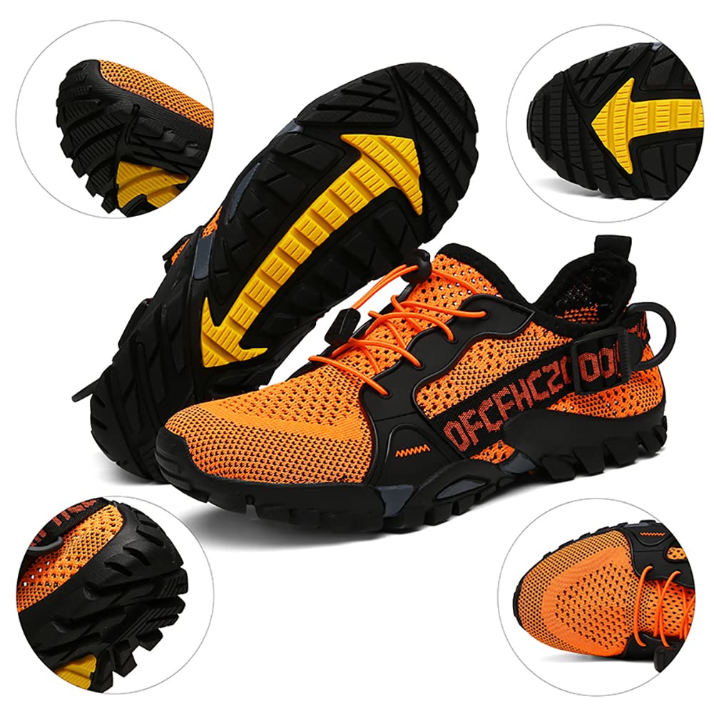 **Men's & Women's Quick-Drying Water Shoes for Hiking, Beach, Travel & Outdoor Activities - Lightweight Aqua Sneakers for Walking, Trekking & Climbing**    *(Perfect for beach vacations, river hikes, poolside adventures, and water sports!)*