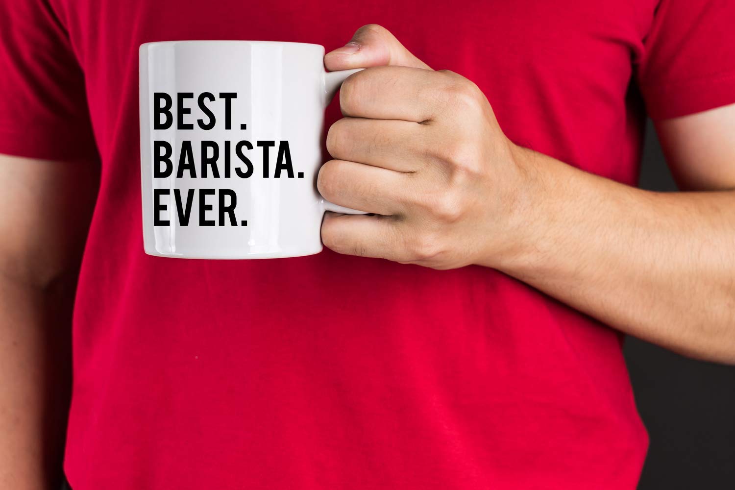 Best 11oz White Ceramic Coffee Mug - Perfect Gift for Coffee Lovers, Birthday Present, Barista Gift - Ideal for Home, Office & Cafe Use