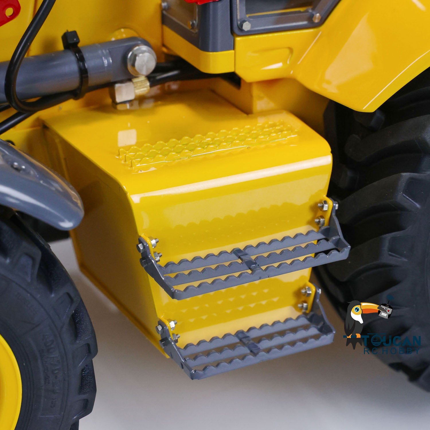 LESU BL71 1/14 Scale Metal Hydraulic RC Backhoe Loader - Ready to Run Remote Control Excavator Toy with Light & Sound Effects - Perfect for Construction Play, Outdoor Activities & Collectors