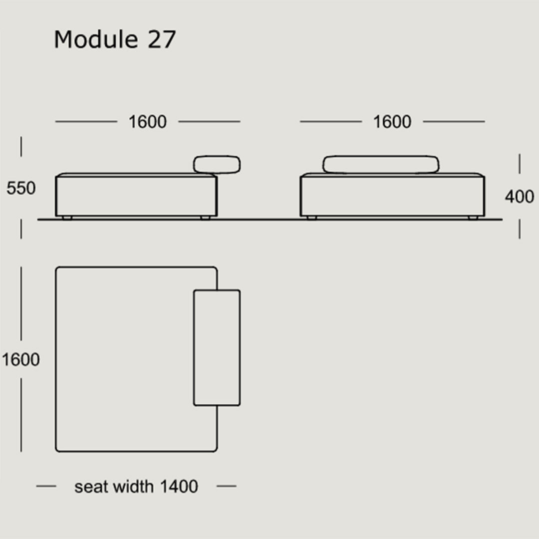Modular Cinder Block Sofa Set - 24