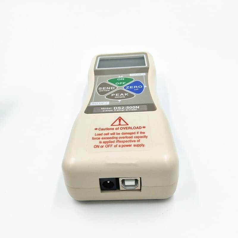 Digital Force Gauge 1000N - High Precision Portable Handheld Push Pull Tester with Computer Output | Force Measurement Tool for Industrial Testing, Quality Control & Material Research | DS2-1000N Model