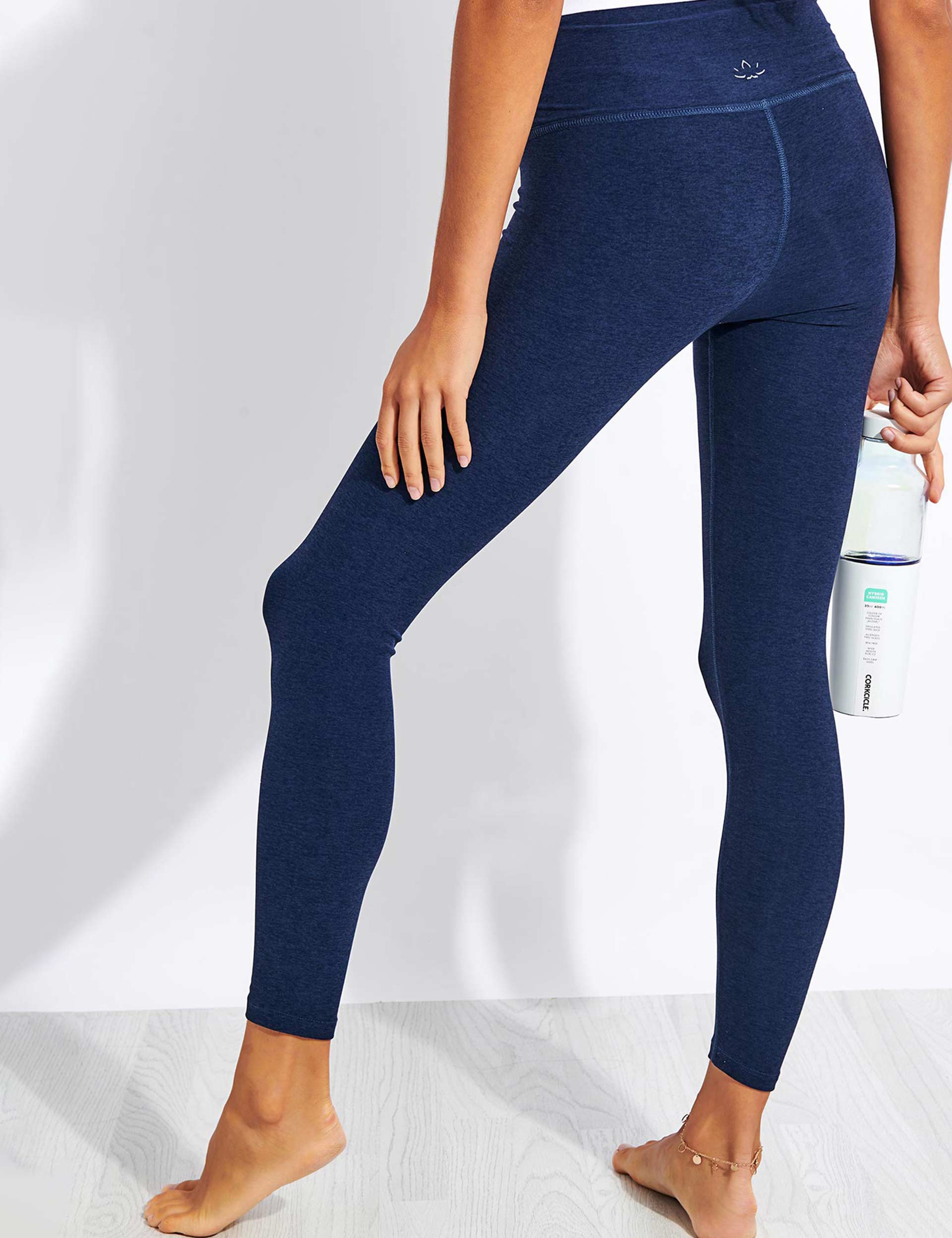Spacedye Caught In The Midi High Waisted Leggings - Nocturnal Navy | Yoga, Workout & Lounge Wear for Women