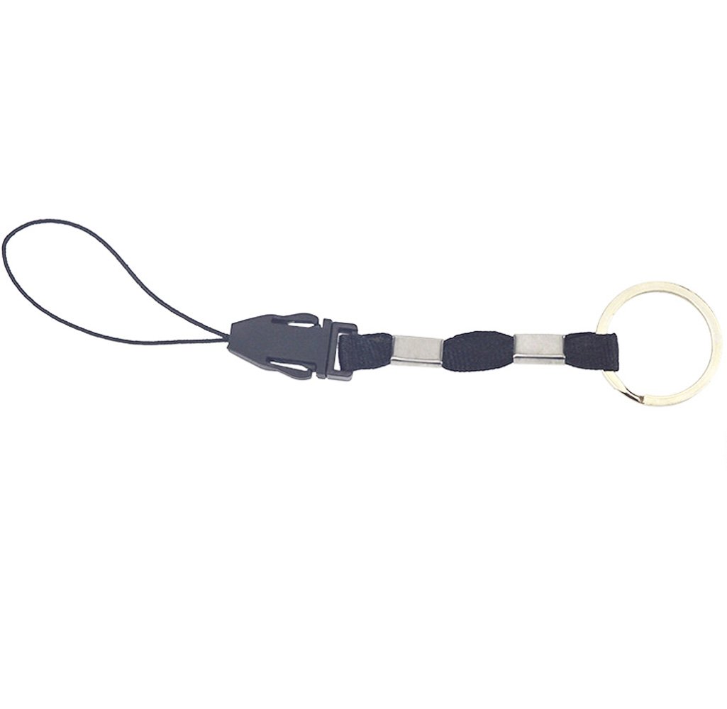 10 Pcs Nylon Finger Lanyards with Ring for USB Keys & Phones - Office & Travel Use