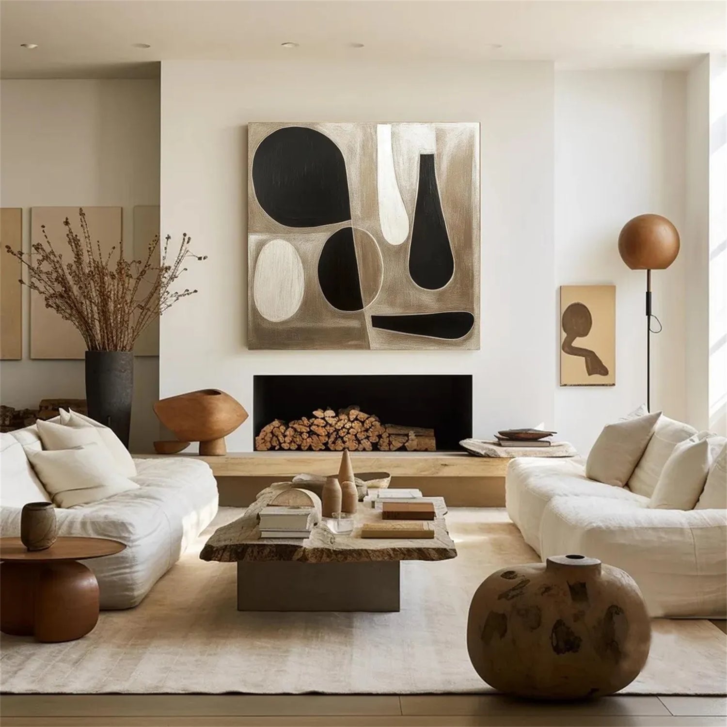 Abstract Tranquility Wall Art Print #WS229 - Modern Home Decor for Living Room, Bedroom & Office