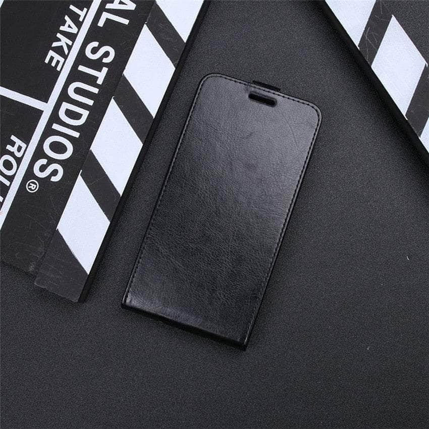 Premium iPhone SE 2022 Leather Flip Case - Vertical Stand Design for Hands-Free Viewing - Perfect for Video Calls, Movies & Reading