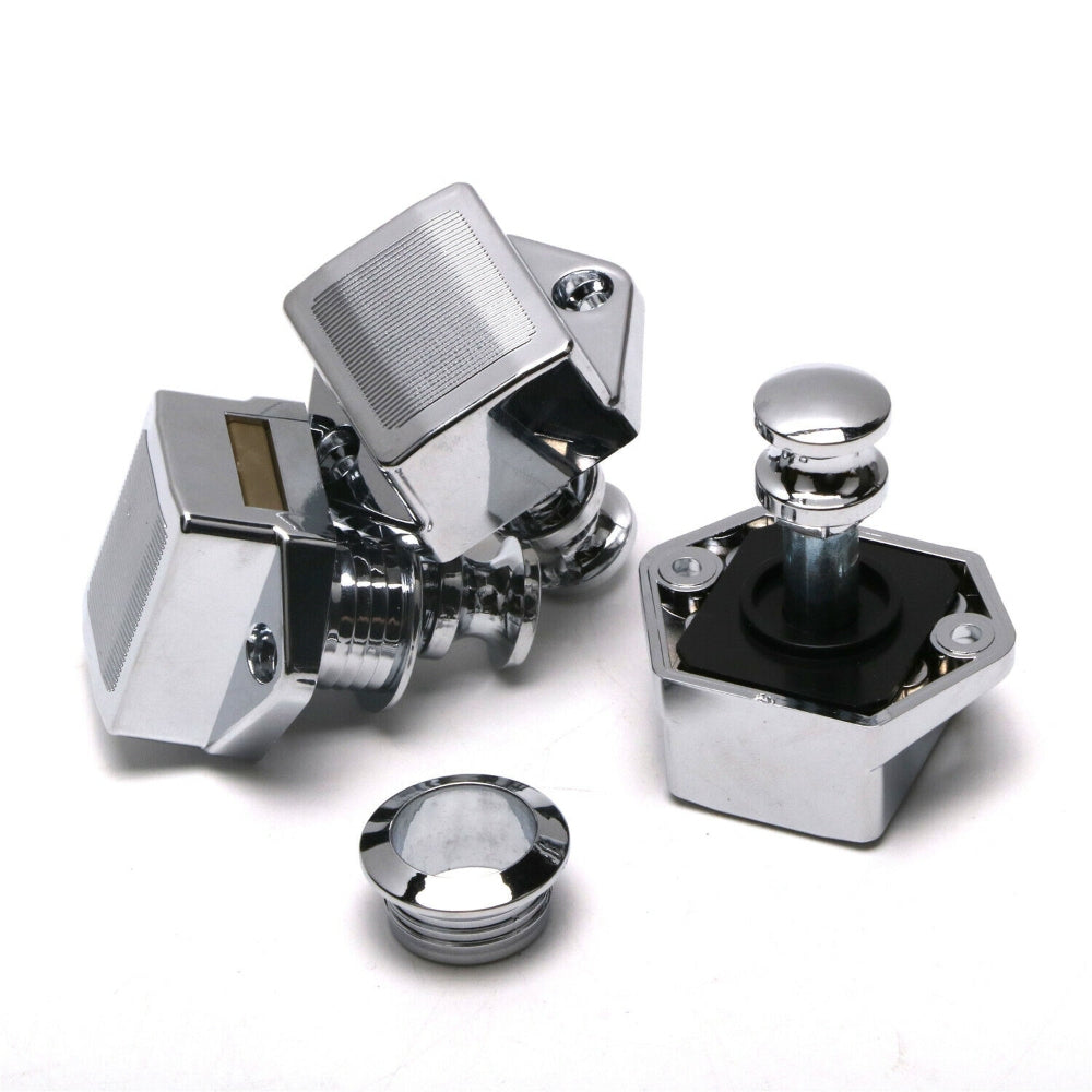 10PCS Push Button Drawer Cabinet Door Catch Lock - Heavy Duty Latch Knob for Caravan, Van, RV, Kitchen & Furniture (Perfect for Secure Storage & Organization)