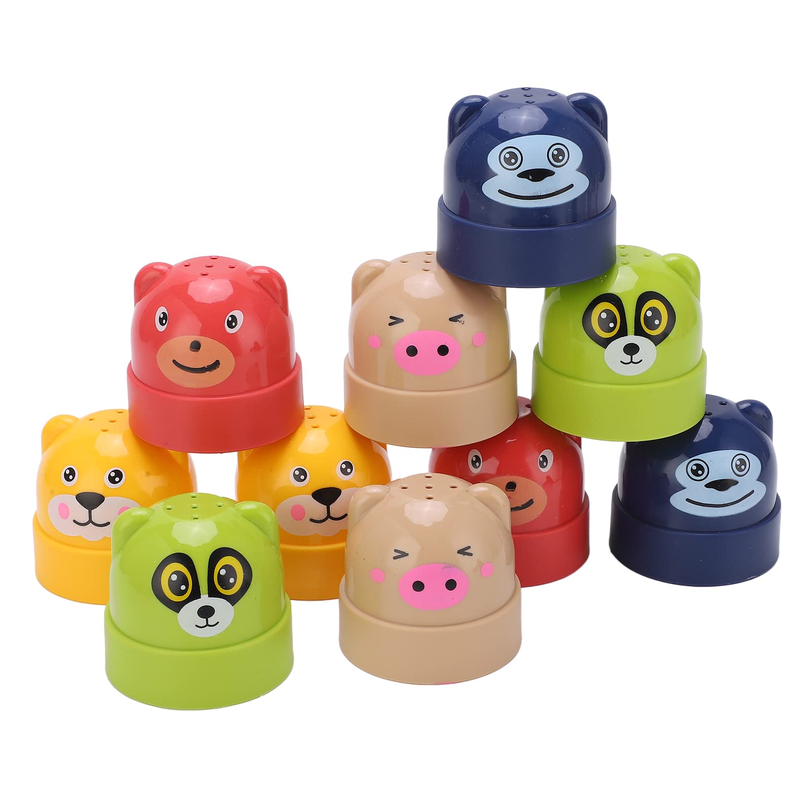 Stacking Cups Toy for Kids - Colorful Educational Building Blocks with Anti-Slip Design for Indoor Play, Learning & Developmental Activities