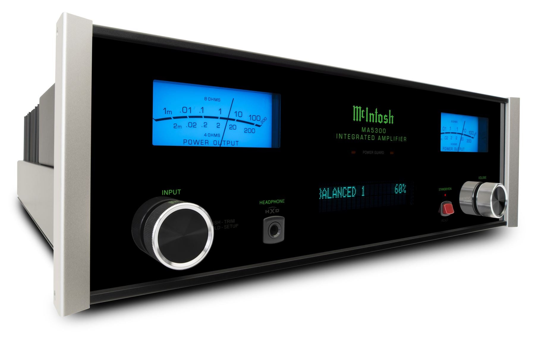 McIntosh MA5300 Integrated Stereo Amplifier - High Power Home Audio System for Music Lovers & Audiophiles | Perfect for Living Room, Home Theater & Hi-Fi Setup