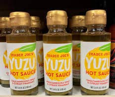 Trader Joe's Yuzu Hot Sauce 3.4 oz (Pack of 3) - Spicy Citrus Flavor for Tacos, Sushi & Asian Cuisine