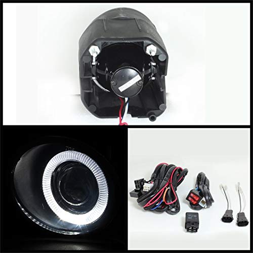 Spyder Auto 5070463 Black/Smoke Projector Style Fog Lights - High Performance Off-Road & Night Driving Visibility Enhancement