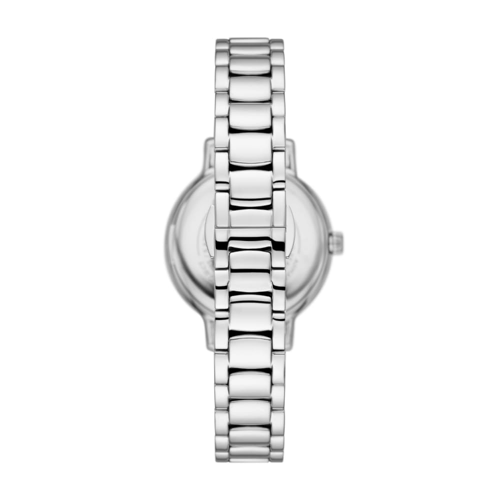 Emporio Armani Women's Three-Hand Stainless Steel Dress Watch - Elegant & Waterproof for Business, Party & Everyday Wear