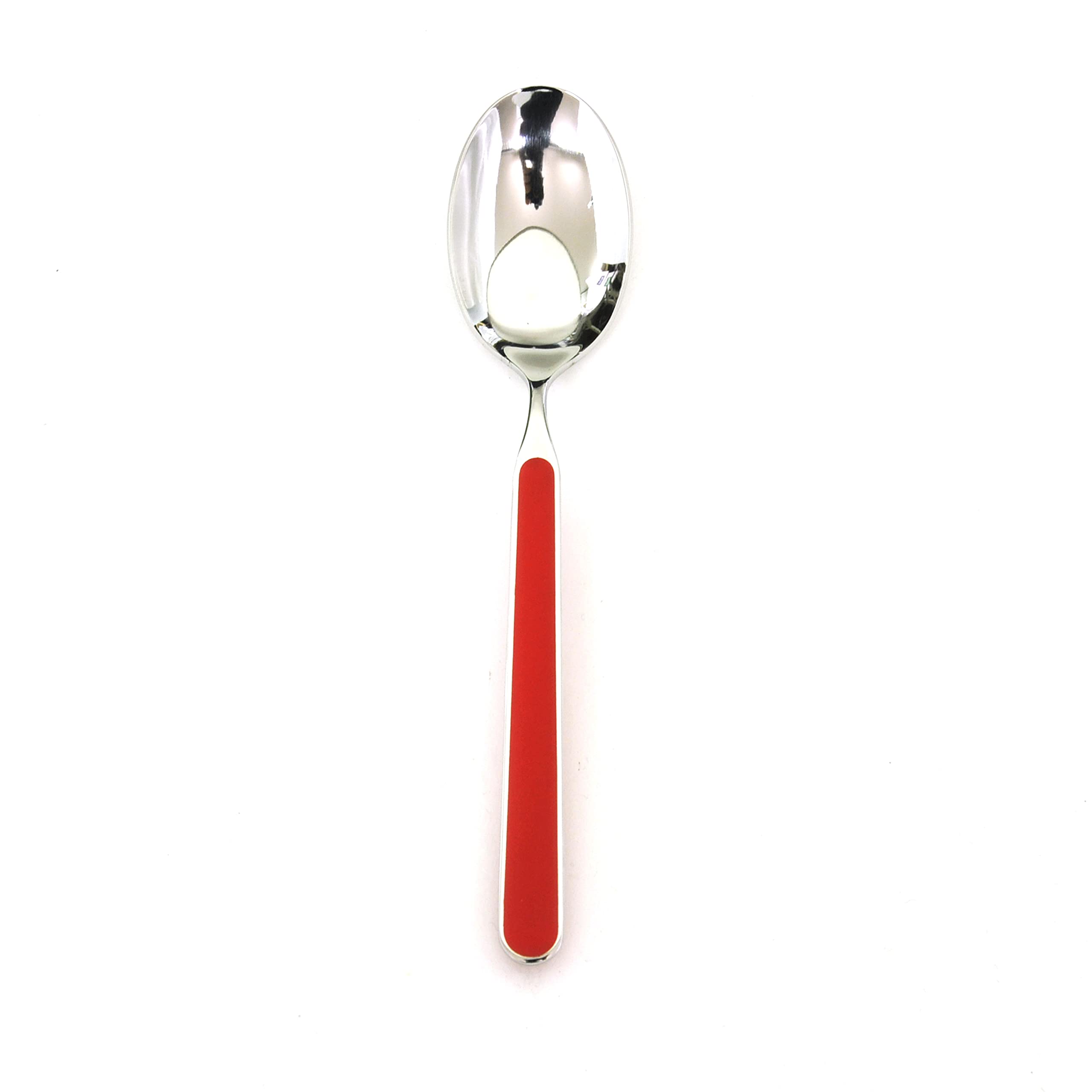 24-Piece Red Plastic Table Spoons - Durable & Colorful Disposable Cutlery for Parties, Picnics, and Outdoor Dining