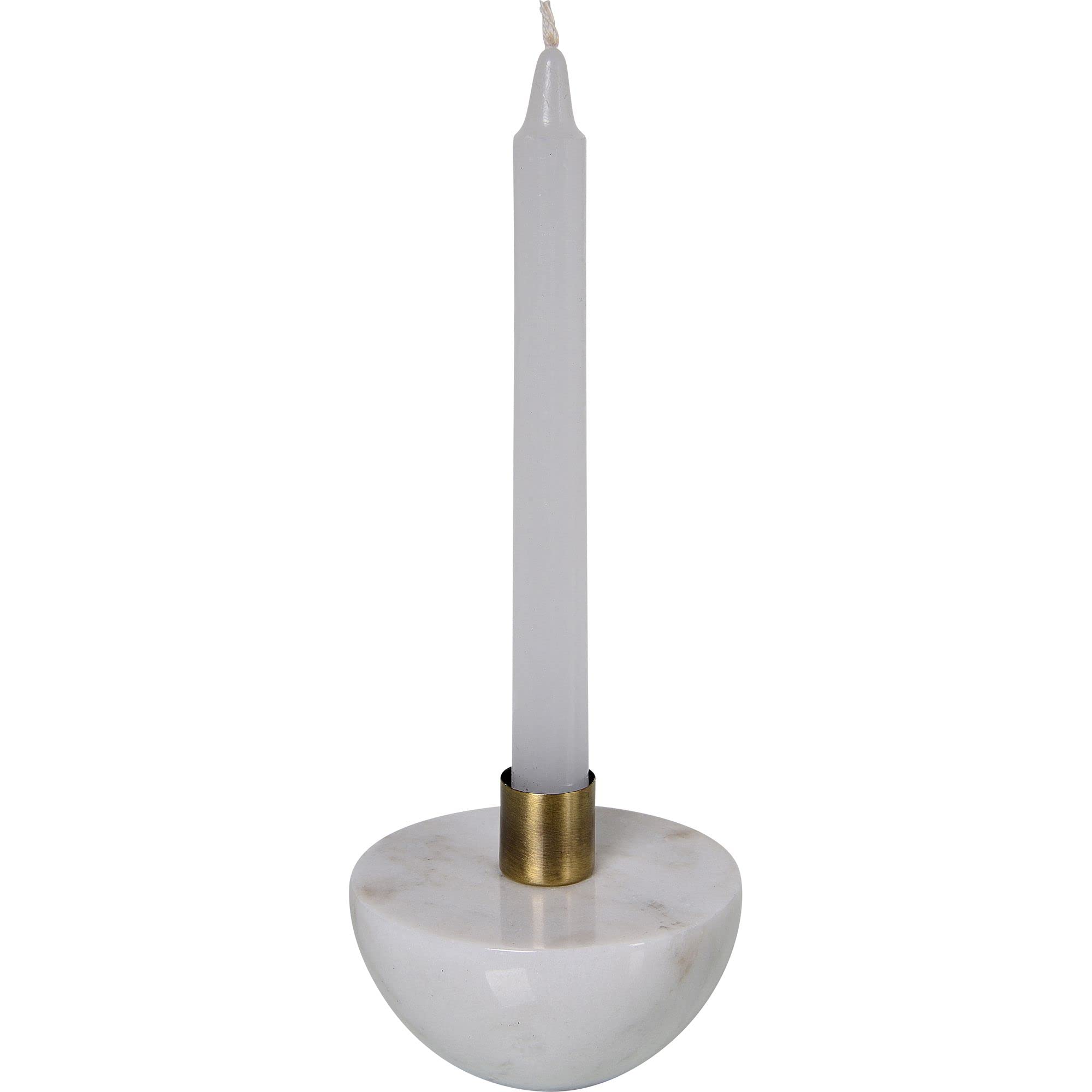 2-Pack Black and White European Architectural Candle Holders 5.5 Inch - Elegant Home Decor for Dining Table, Wedding Centerpiece & Romantic Ambiance