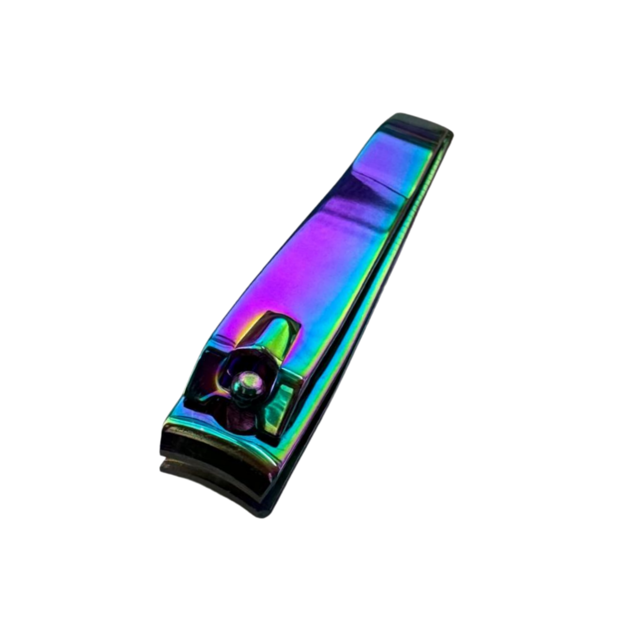 Rainbow Titanium Curve Clipper - Professional Hair Cutting Shears for Stylists & Barbers | Sharp Stainless Steel Scissors for Salon, Home & Travel Use