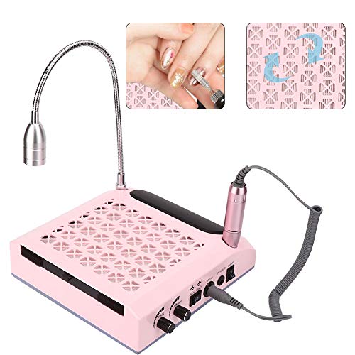 **Electric Nail Dust Collector - Powerful Vacuum Cleaner for Nail Art Machines | Dust Suction for Nail Drills & Equipment | Perfect for Salons & Home Manicures**