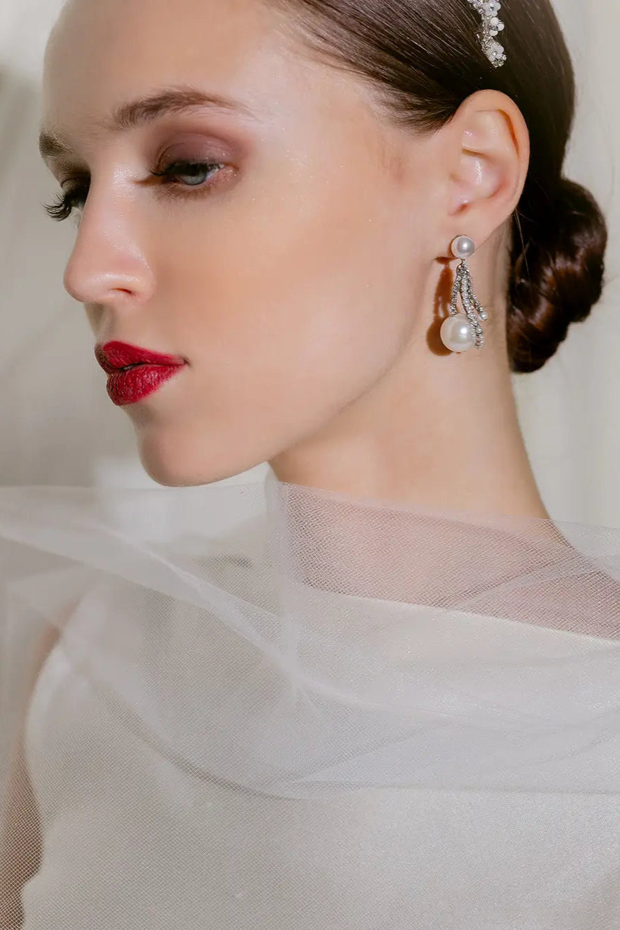 Stylish Gatsby Earrings for Women - Vintage Dangle Drop Earrings - Perfect for Parties, Weddings & Evening Events