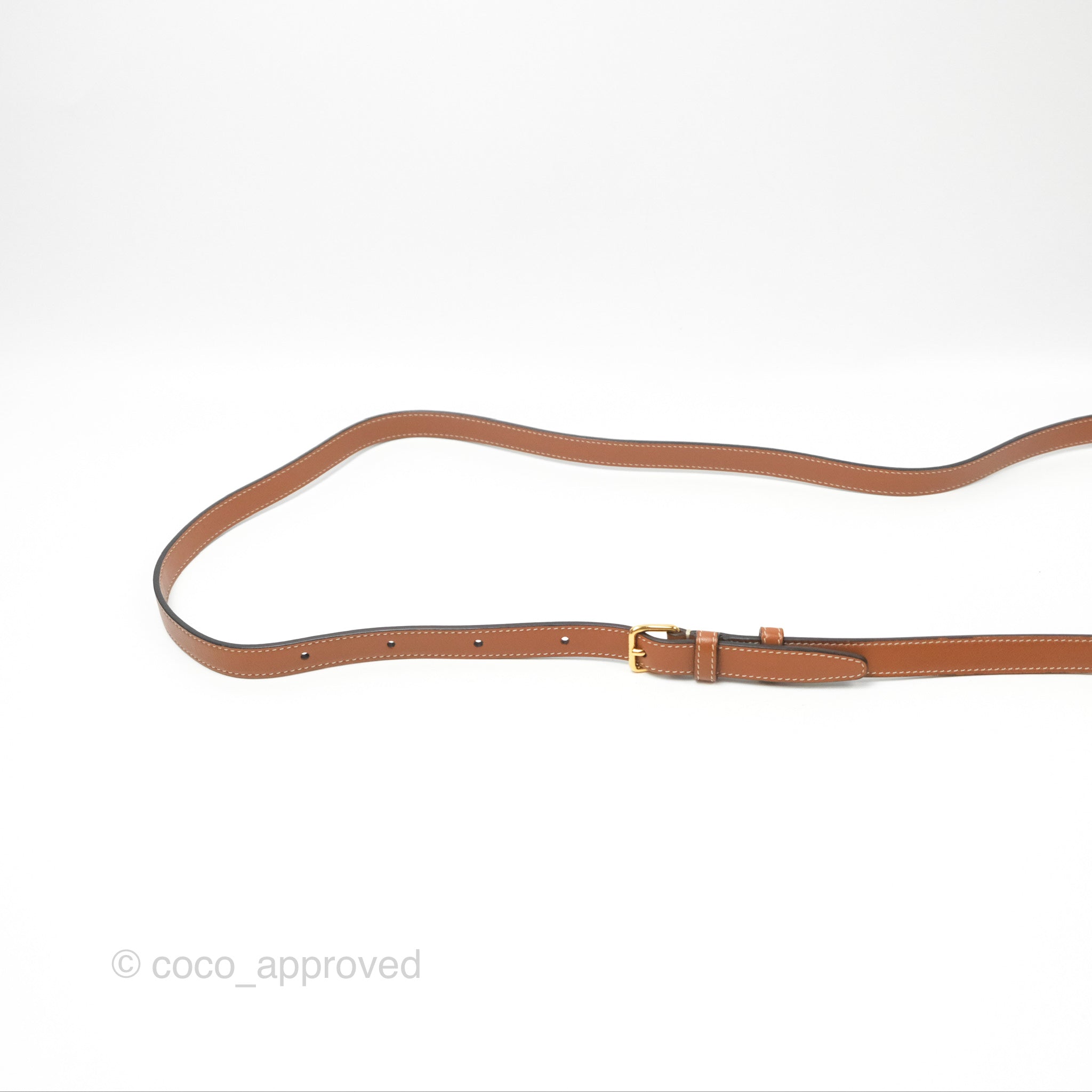 Celine Triomphe Canvas Round Crossbody Bag with Strap - Tan Leather Shoulder Purse for Women | Perfect for Everyday Use, Work & Travel