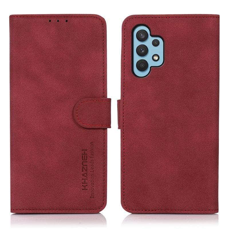 Samsung Galaxy A32 5G Leather Flip Case with 360 Protection - Premium Phone Cover for Daily Use, Business & Travel