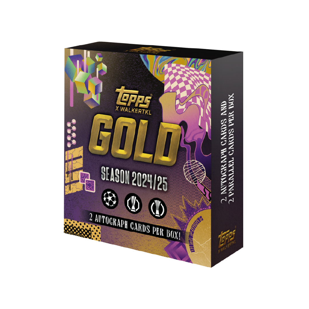 Topps UCC Gold 2024/25 Soccer Trading Cards - Premium Collectible Edition for Sports Fans & Card Collectors - Perfect for Gifts, Investments, and Game Day Excitement