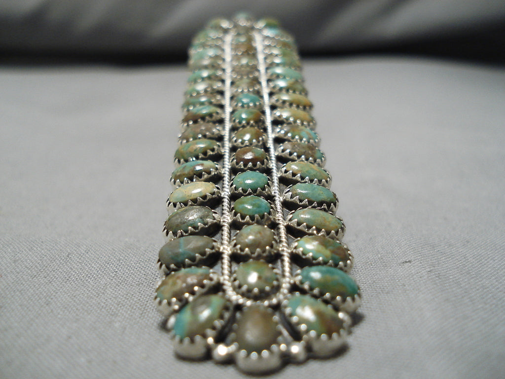 Vintage Navajo Royston Turquoise Sterling Silver Ring - Authentic Native American Jewelry for Women, Handmade Southwest Style, Perfect for Boho Fashion & Gift Giving