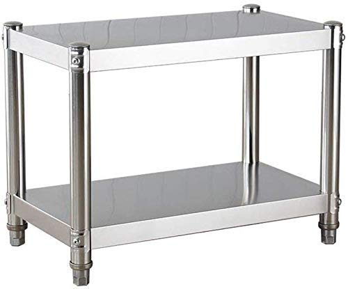 PRGA 2-Tier Floating Shelf Organizer - Stainless Steel Wall Mount Storage Rack with 4 Hooks for Kitchen, Bathroom, Microwave Oven - Space Saving Cabinet Shelf for Home & Office Organization