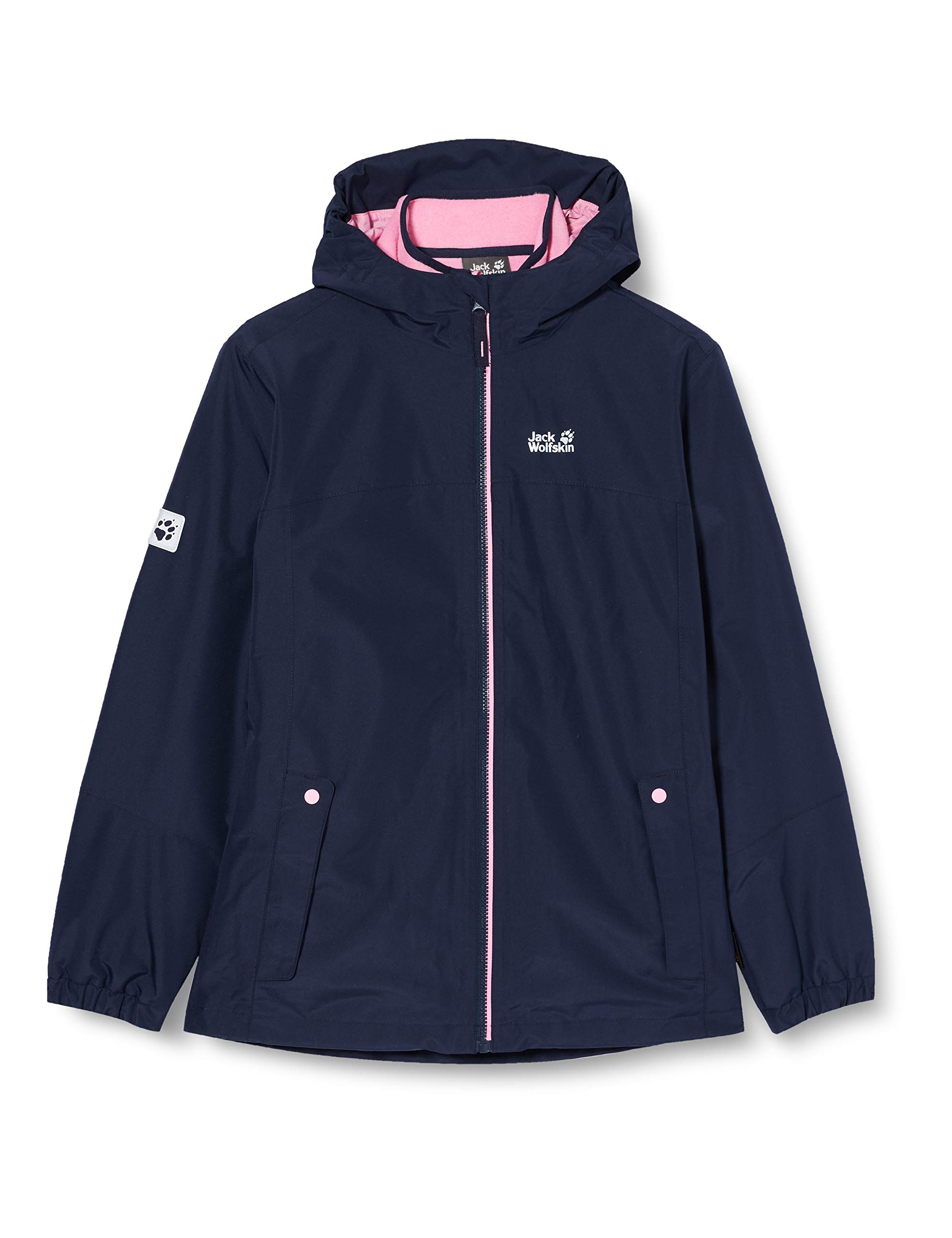 Jack Wolfskin Girls G Iceland 3-in-1 Waterproof Insulated Winter Jacket with System-Zip | Warm Snow Coat for Cold Weather Hiking & Outdoor Activities