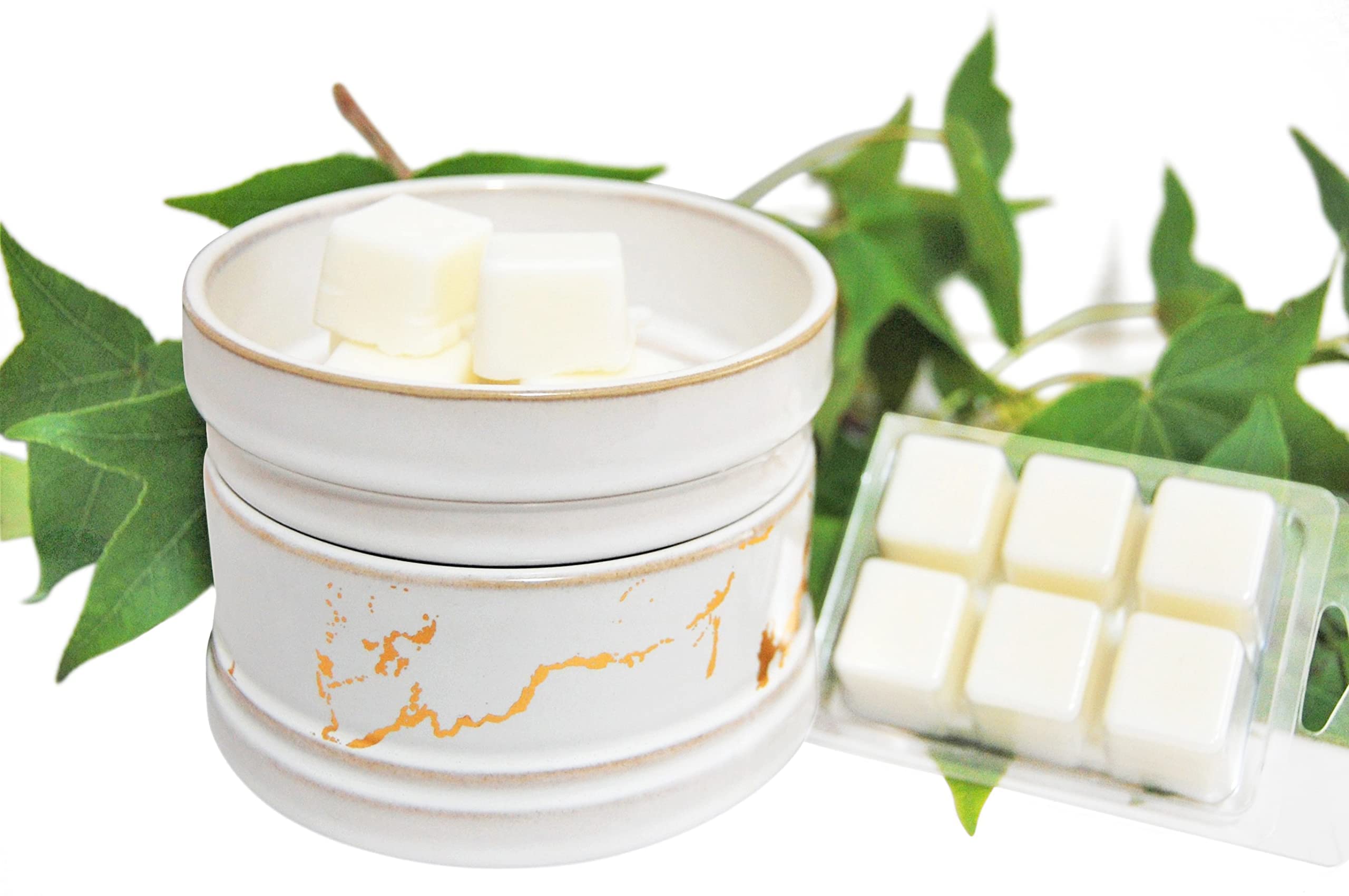 Premium Mahogany & Teakwood Scented Soy Wax Melts - All Natural, Handmade in USA by Hush Candles - 2.5oz for Home, Office & Relaxation Aromatherapy