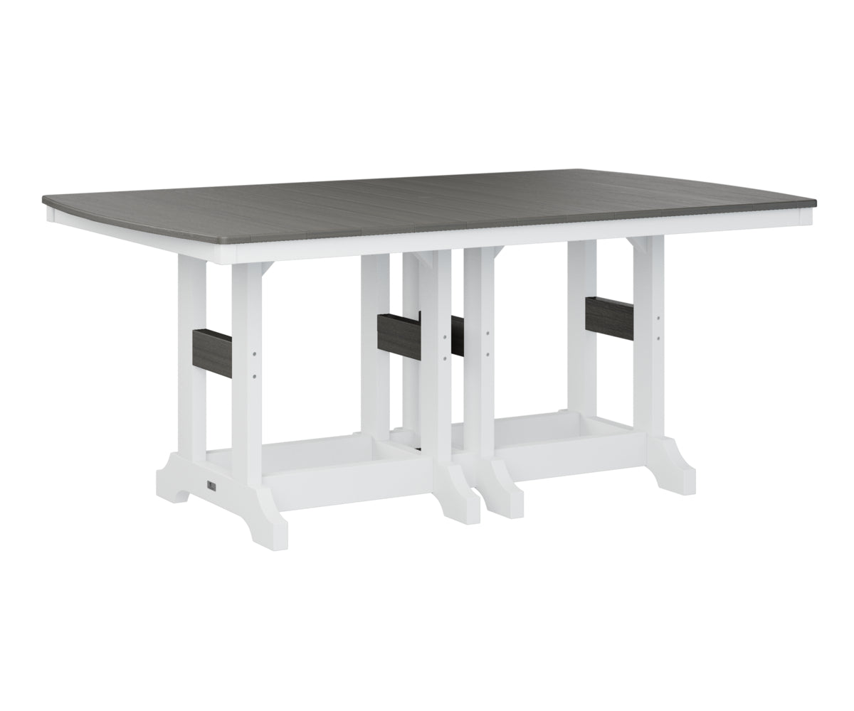 Berlin Gardens 44 x 72 Inch Rectangular Outdoor Dining Table - Classic Patio Furniture for Backyard, Garden, and Poolside Gatherings
