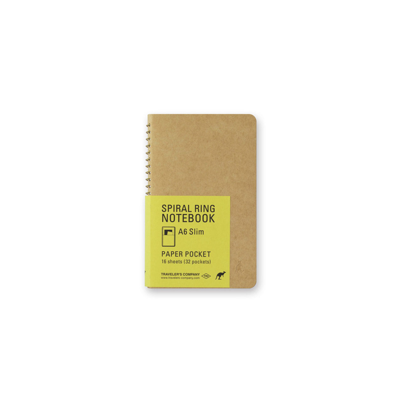 Spiral Ring Notebook A6 Slim - Mini Binder Journal for School, Office & Travel - Portable Notepad for Notes, Sketches & Planning