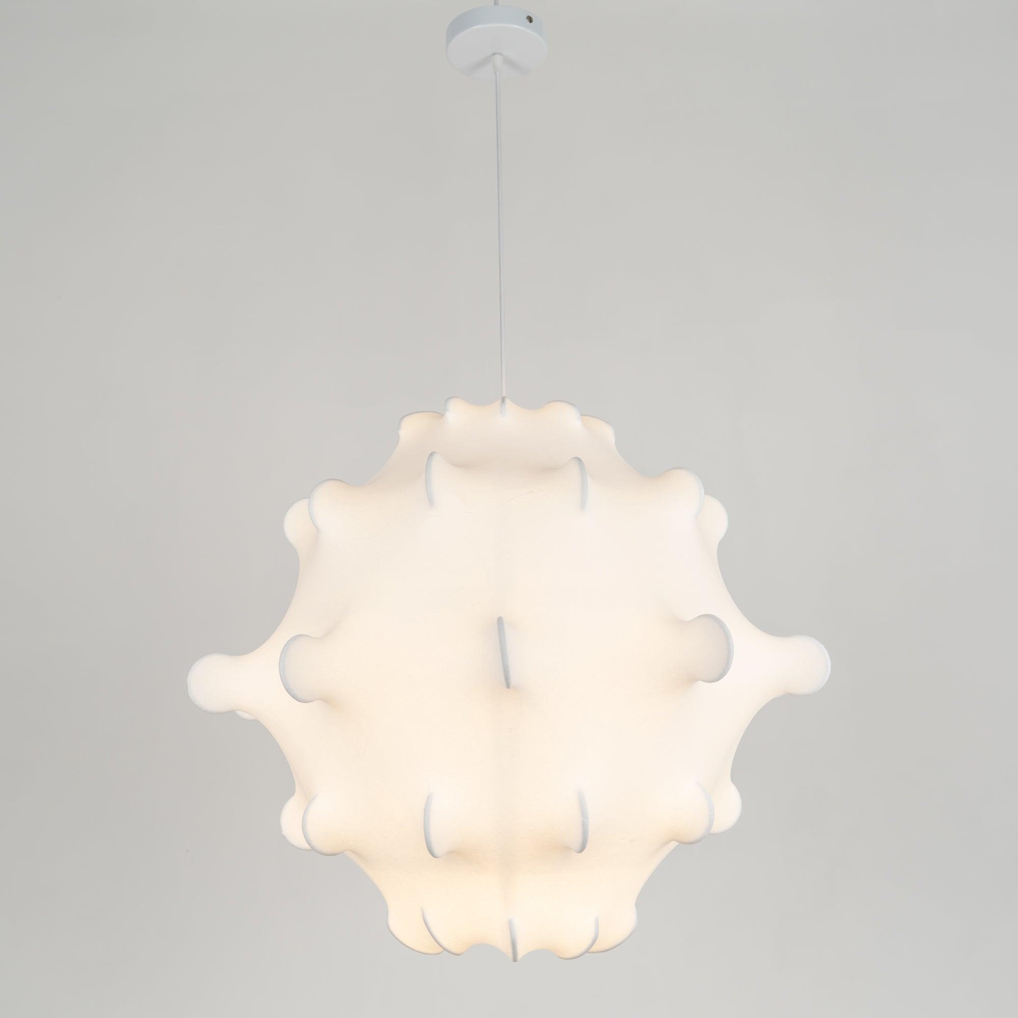 Elegant Cocoon Bloom Pendant Light - Handwoven Rattan Hanging Lamp for Boho Home Decor, Perfect for Living Room, Bedroom or Dining Area Lighting