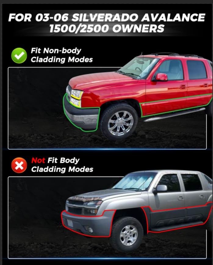 GORWARE LED Headlights for Silverado 2003-2007 | DRL Tube & Chrome Housing | Off-Road & Night Driving