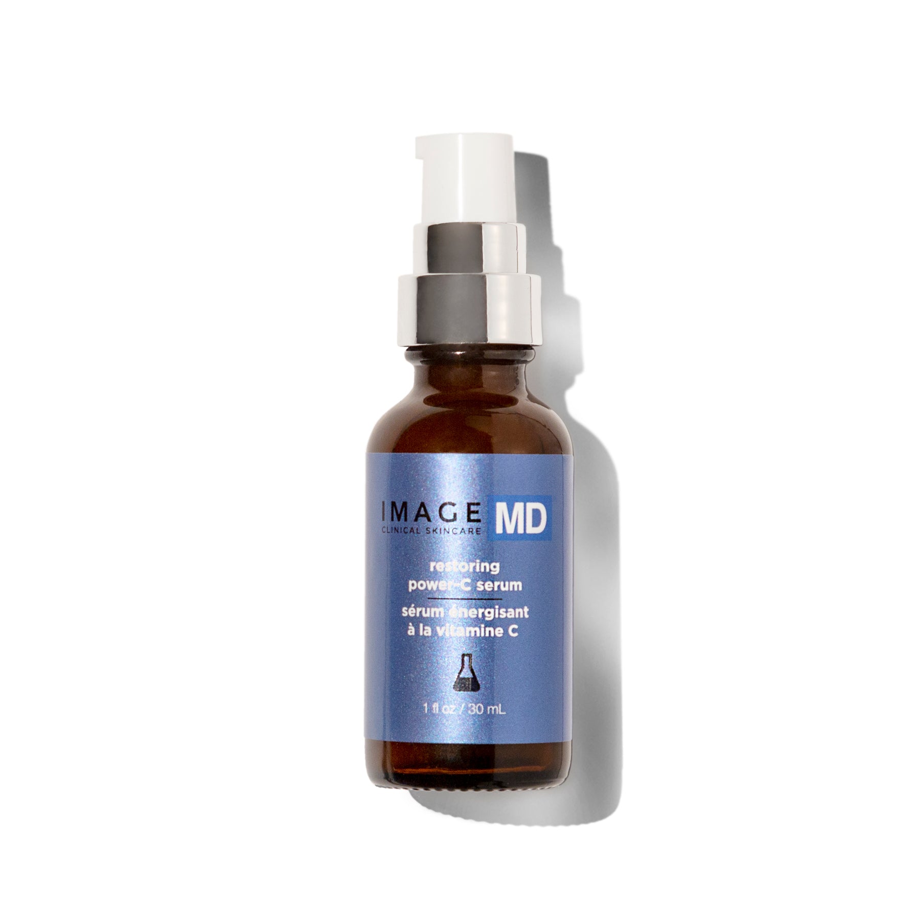 IMAGE Skincare MD Restoring Power C Serum - Vitamin C Facial Serum for Brightening & Anti-Aging | Perfect for Daily Skincare Routine & Nighttime Repair