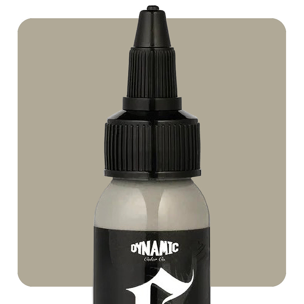 Dynamic S Ultra Light Grey Nail Polish - 1oz Bottle for Professional Salon & Home Manicure