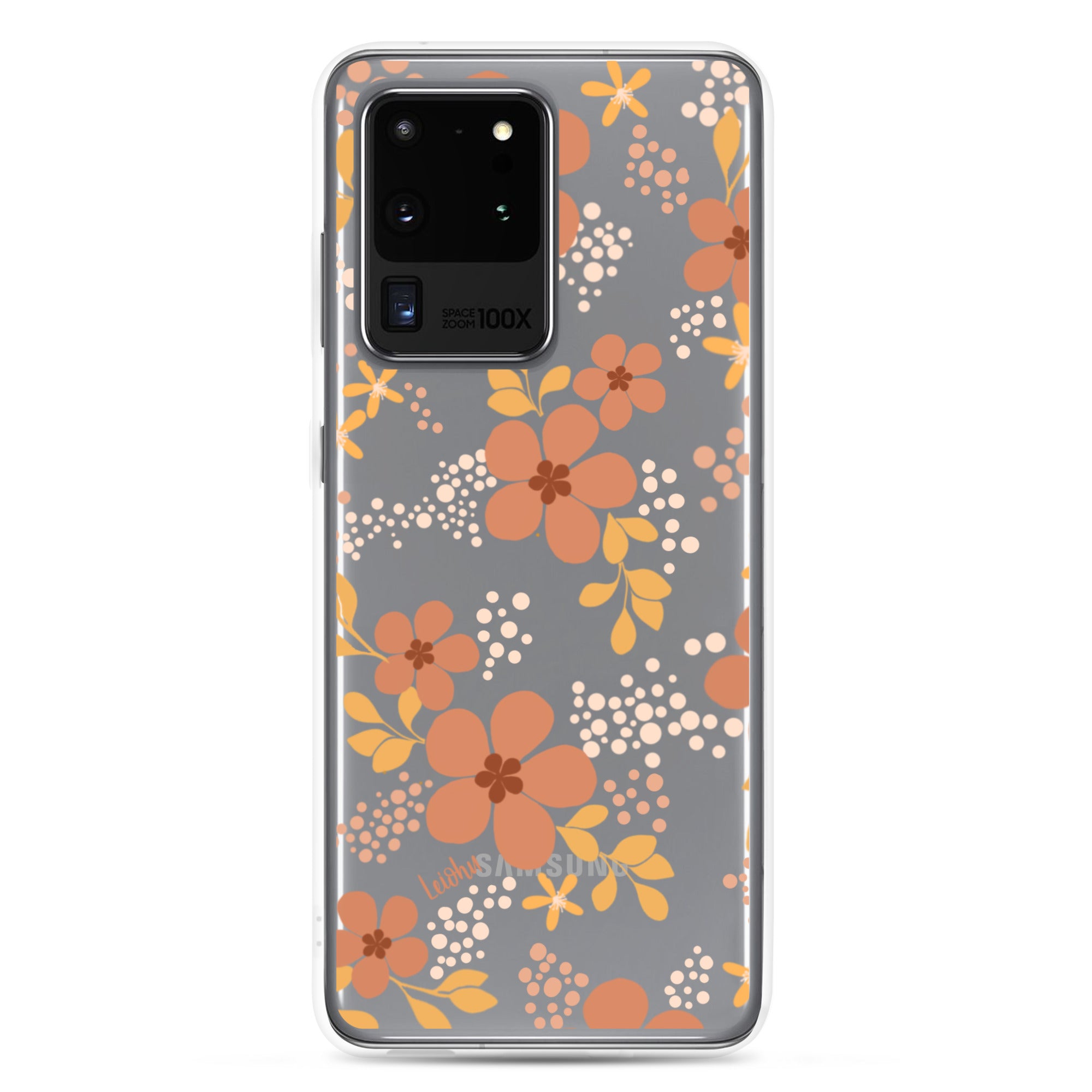 Groovy Pua Clear Protective Phone Case for Samsung Galaxy S21/S20/Note 20 - Slim & Scratch-Resistant Cover for Everyday Use, Work & Travel